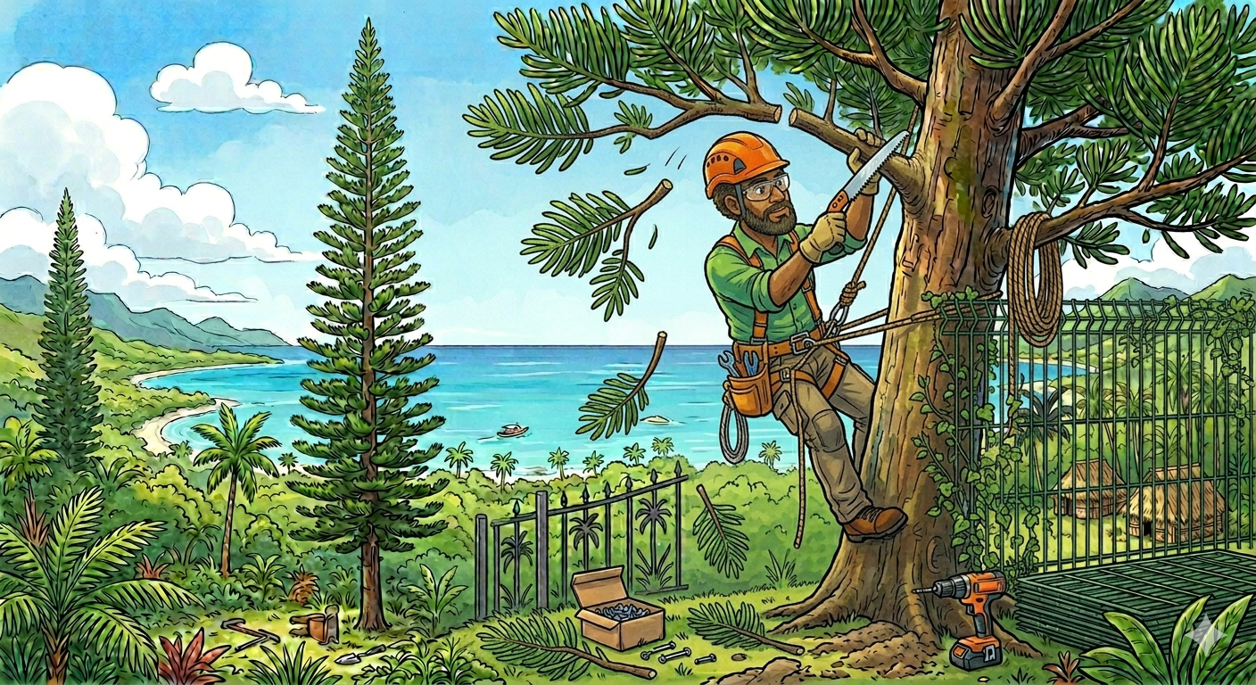 Travaux d'élagage